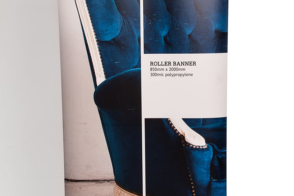 Pull up banner section